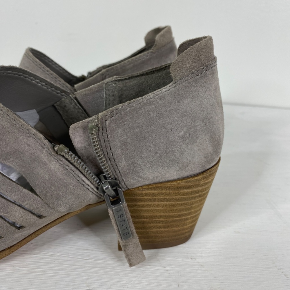 1. State Suede Ankle Bootie Gray Sz. 5.5 - Picture 7 of 16